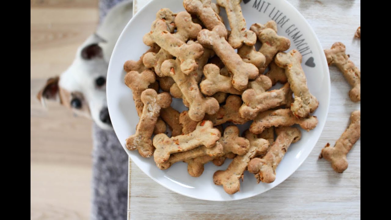 Healthy Dog Treats with Bananas and Carrots