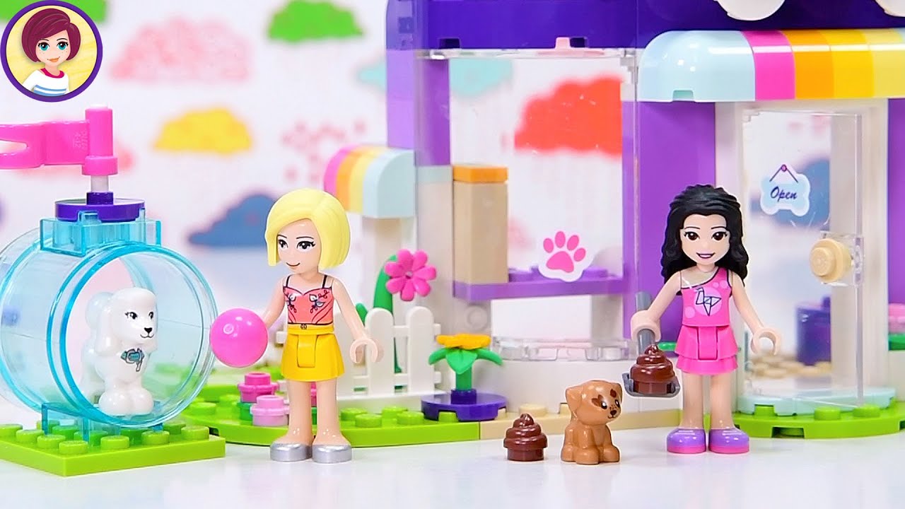 Lego Friends Doggy Day Care Build & Review