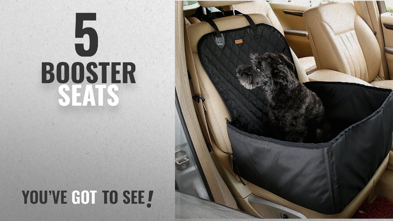 Top 10 Booster Seats [2018]: Kisspet 2 in 1 Pet Dog Car Supplies Thick Waterproof Single Front Seat