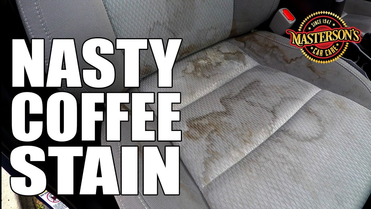 How To Remove Coffee Stains From Car Seats – Masterson’s Car Care