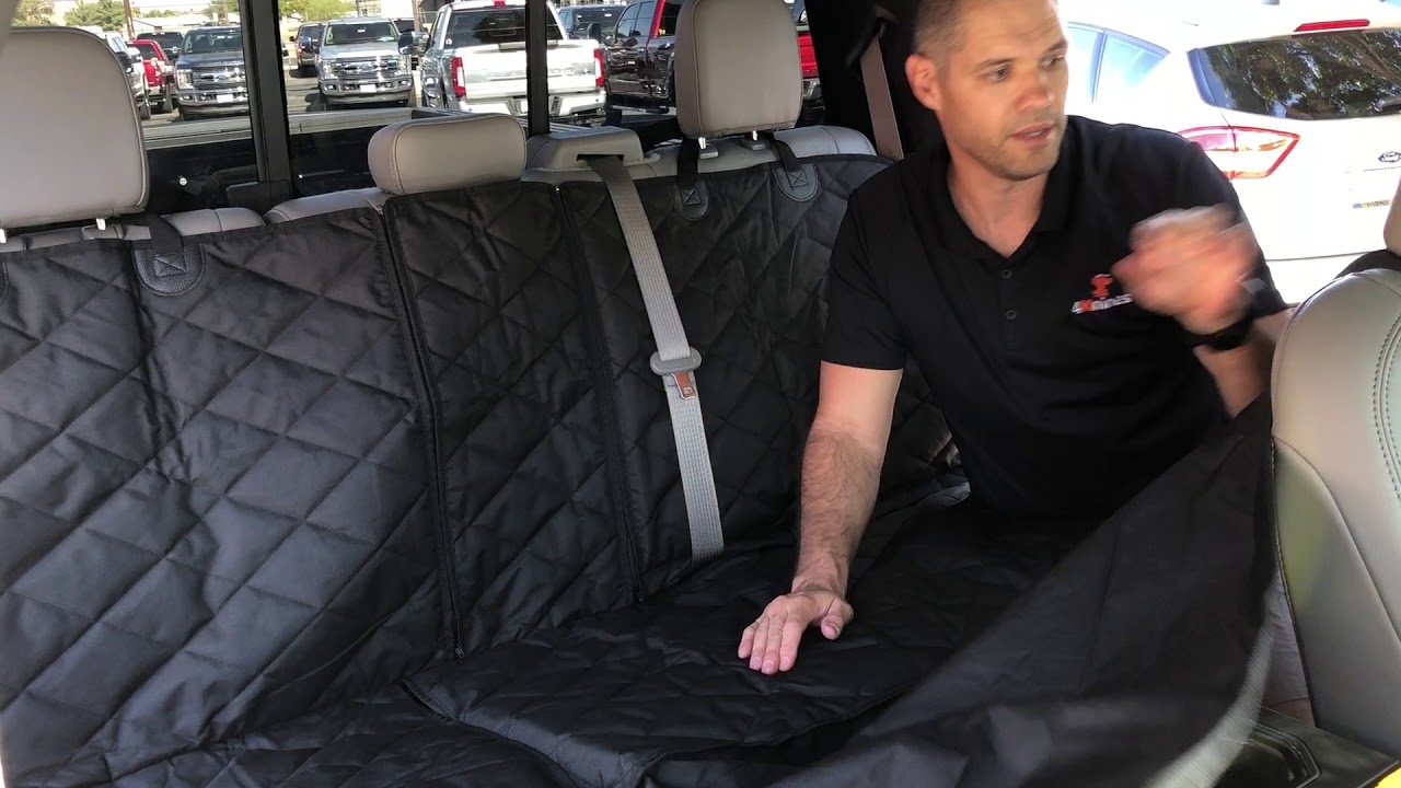 4Knines Crew Cab Truck Split Rear Seat Cover Features