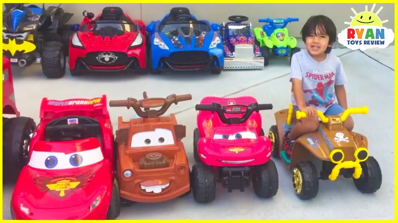 Ryan’s Power Wheels Collections Ride On Car!