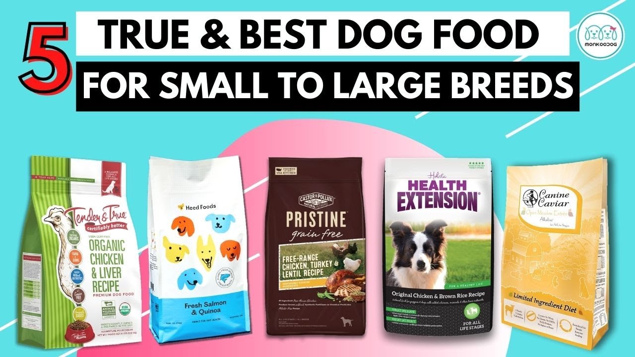 Best Dog Food for Small to Large Breeds with their USP. || Monkoodog