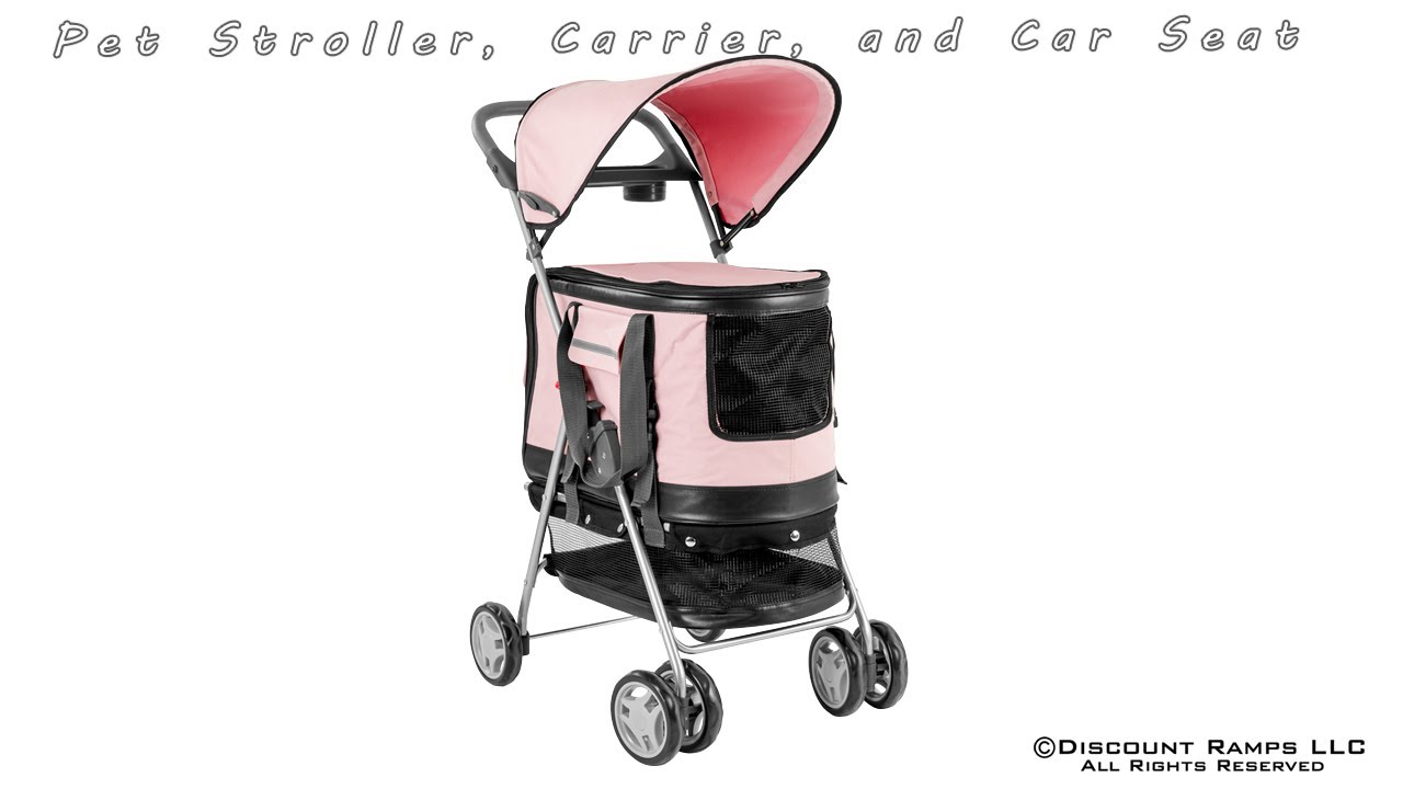 All-in-One Pet Stroller, Carrier, and Car Seat