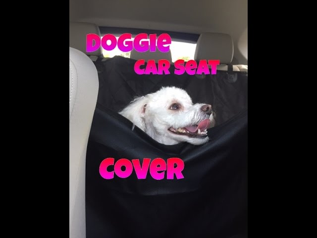 Review: Travel Inspira Luxury Dog Car Seat Cover & Safety Belt