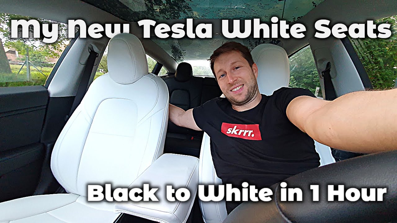 Change Tesla Model 3 Seats Color | Best Vegan Leather Seat Covers